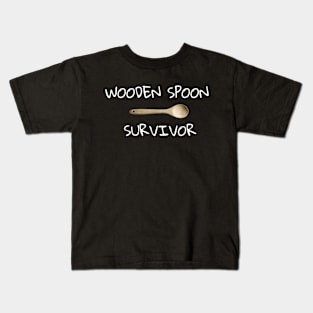 Wooden spoon survivor Kids T-Shirt